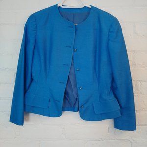 Gorgeous thrifted silk blazer